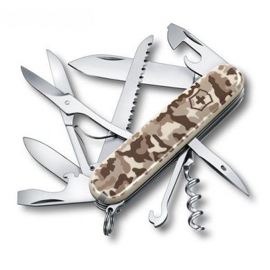 Швейцарский складной нож Victorinox Huntsman (91мм 15 функций) камуфляж 1.3713.941