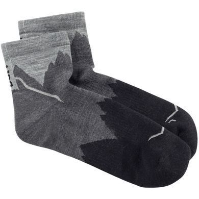 Носки Buff Merino Lightweight Quarter Sock, Black, 42-44 (BU 137792.999.05.00)