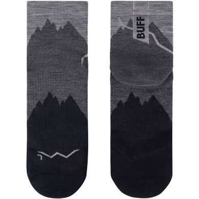 Носки Buff Merino Lightweight Quarter Sock, Black, 42-44 (BU 137792.999.05.00)