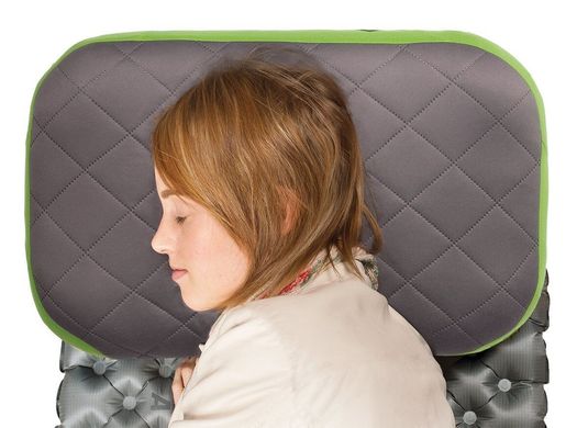 Надувная подушка Aeros Premium Pillow Deluxe, 14х56х36см, Blue от Sea to Summit (STS APILPREMDLXBL)