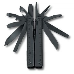 Швейцарский складной нож Victorinox Swisstool BS (115мм, 29 функций), черный, с кож.чехлом 3.0323.3CN