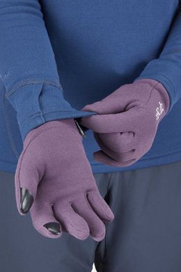 Перчатки Rab Power Stretch Contact Glove Wmns, Beluga, L (RB QAH-56-BE-L)