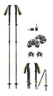 Треккинговые палки Black Diamond Distance Plus FLZ, 105-125 см, Black (BD 112211-125)