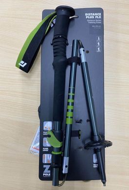 Трекінгові палки Black Diamond Distance Plus FLZ, 105-125 см, Black (BD 112211-125)