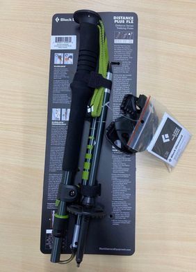Трекінгові палки Black Diamond Distance Plus FLZ, 105-125 см, Black (BD 112211-125)