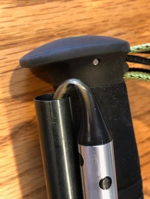 Трекінгові палки Black Diamond Distance Plus FLZ, 105-125 см, Black (BD 112211-125)