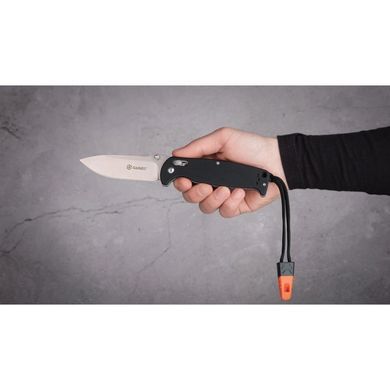Ніж складаний Ganzo G7412-WS, Black (GNZ G7412-BK-WS)
