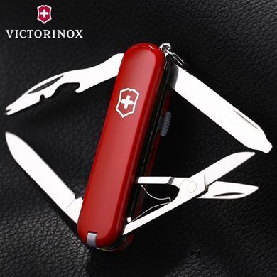 Швейцарский складной нож Victorinox Manager (58мм 10 функций) красный (0.6365)