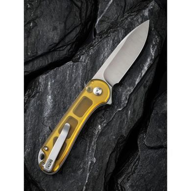 Ніж складаний Civivi Button Lock Elementum, Polished Ultem (689826331644)
