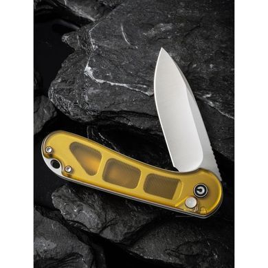 Ніж складаний Civivi Button Lock Elementum, Polished Ultem (689826331644)