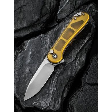 Ніж складаний Civivi Button Lock Elementum, Polished Ultem (689826331644)