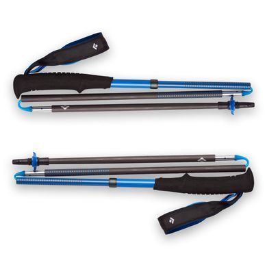 Треккинговые палки Black Diamond Distance Carbon Z, 120 см, Ultra Blue (BD 11253540311201)