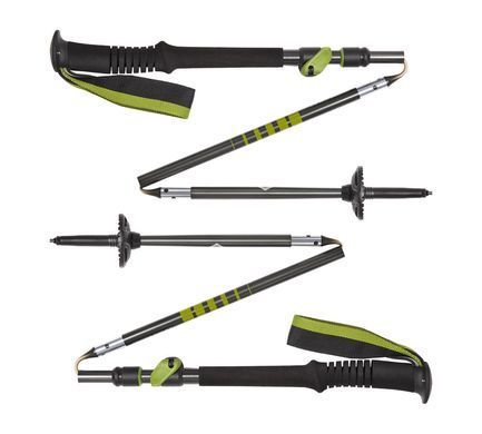 Трекінгові палки Black Diamond Distance Plus FLZ, 105-125 см, Black (BD 112211-125)