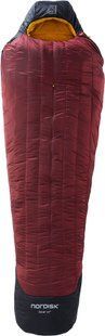 Спальний мішок Nordisk Oscar Mummy X Large (-6/-10&deg;C), 205 см - Left Zip, rio red/mustard yellow/black (NRD 110455)
