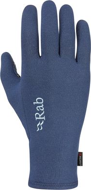 Рукавички Rab Power Stretch Contact Grip Gloves Wmns, Deep Ink, L (RB QAH-54-L)