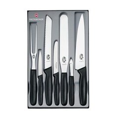 Набор кухонных ножей Victorinox (7 предметов), черный 5.1103.7