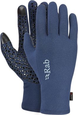 Перчатки Rab Power Stretch Contact Grip Gloves Wmns, Deep Ink, L (RB QAH-54-L)