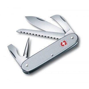 Швейцарский складной нож Victorinox Alox Harvester (93мм 7 функций) серебристый 0.8150.26
