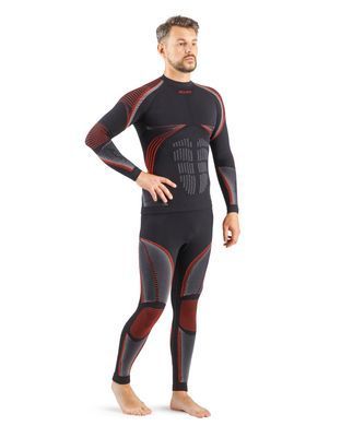Термофутболка мужская Accapi Synergy, Black/Red, р.M/L (ACC EA401.908-ML)