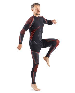 Термофутболка мужская Accapi Synergy, Black/Red, р.M/L (ACC EA401.908-ML)