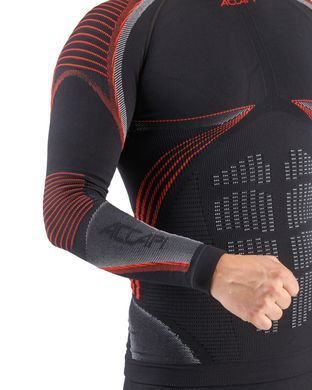 Термофутболка мужская Accapi Synergy, Black/Red, р.M/L (ACC EA401.908-ML)