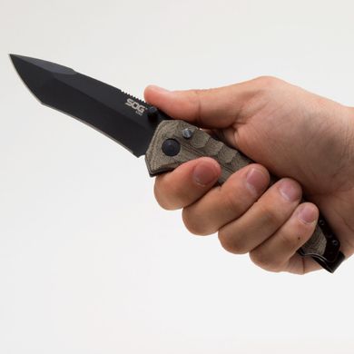 Складной нож SOG Kiku Assisted, S35VN, Black (KU 3004)