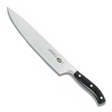 Нож бытовой, кухонный Victorinox Forged Сhef'S (лезвие: 250мм), черный 7.7403.25G