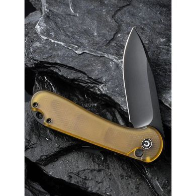 Ніж складаний Civivi Button Lock Elementum, Bead Blasted Ultem (689826331651)