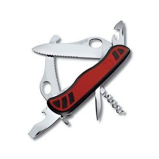 Швейцарський розкладний ніж Victorinox Dual Pro (111мм 10 функцій) червоний 0.8371.MWC