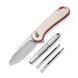 Комплект (ніж складаний, ручка) Civivi StellarQuill Pen & Button Lock Elementum II Knife Combo Gift Pack, Red Painted (689826331095)