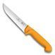 Ніж побутовий, кухонний Victorinox Swibo Butcher Wide (лезо: 180мм), жовтий 5.8421.18