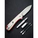 Комплект (ніж складаний, ручка) Civivi StellarQuill Pen & Button Lock Elementum II Knife Combo Gift Pack, Red Painted (689826331095)