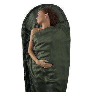 Вкладиш в спальник Sea To Summit Premium Cotton Liner Standard Eucalypt Green, 185 см (STS ASTDOSEG)