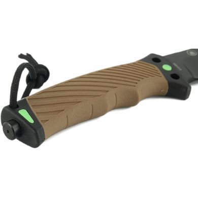 Нож с паракордом Ganzo G8012V2, Brown (GNZ G8012V2-DY)