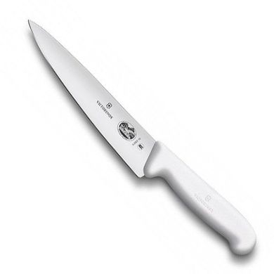 Нож бытовой, кухонный Victorinox Fibrox (лезвие: 190мм), белый 5.2007.19