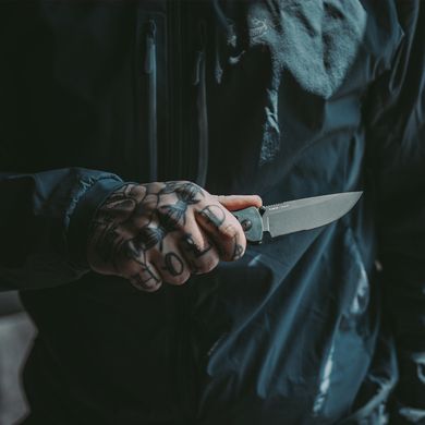 Складной нож SOG Flash AT, Urban Grey, Partially Serrated (SOG 11-18-06-41)