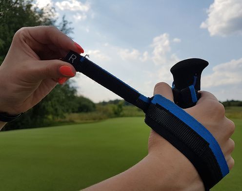 Трекінгові палки Black Diamond Distance Carbon FLZ, 125 см, Ultra Blue (BD 11253740311251)